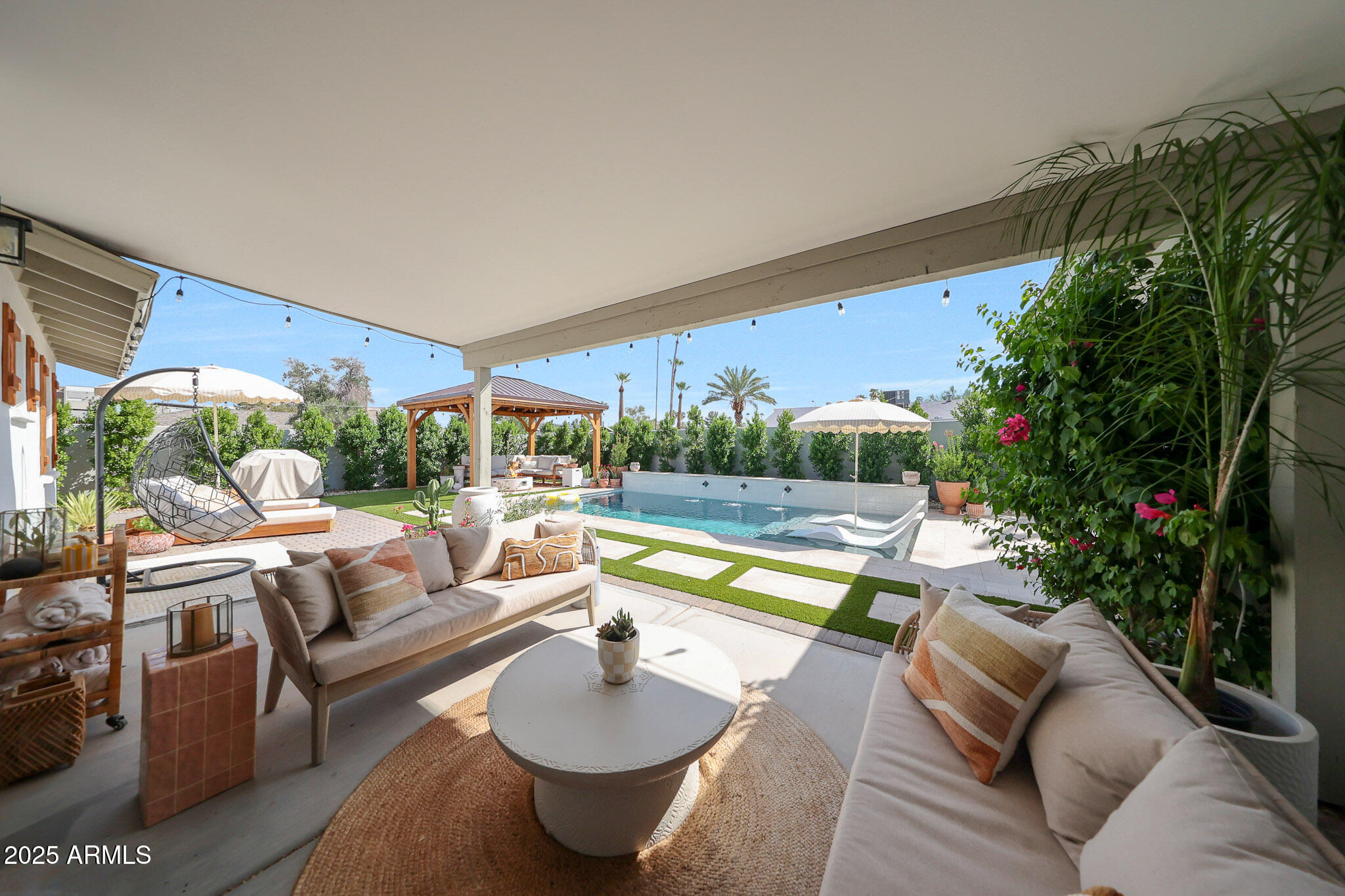 7031 East Monte Vista Road Scottsdale, AZ 85257 - Photo 11 of 23 Spacious Covered Patio
