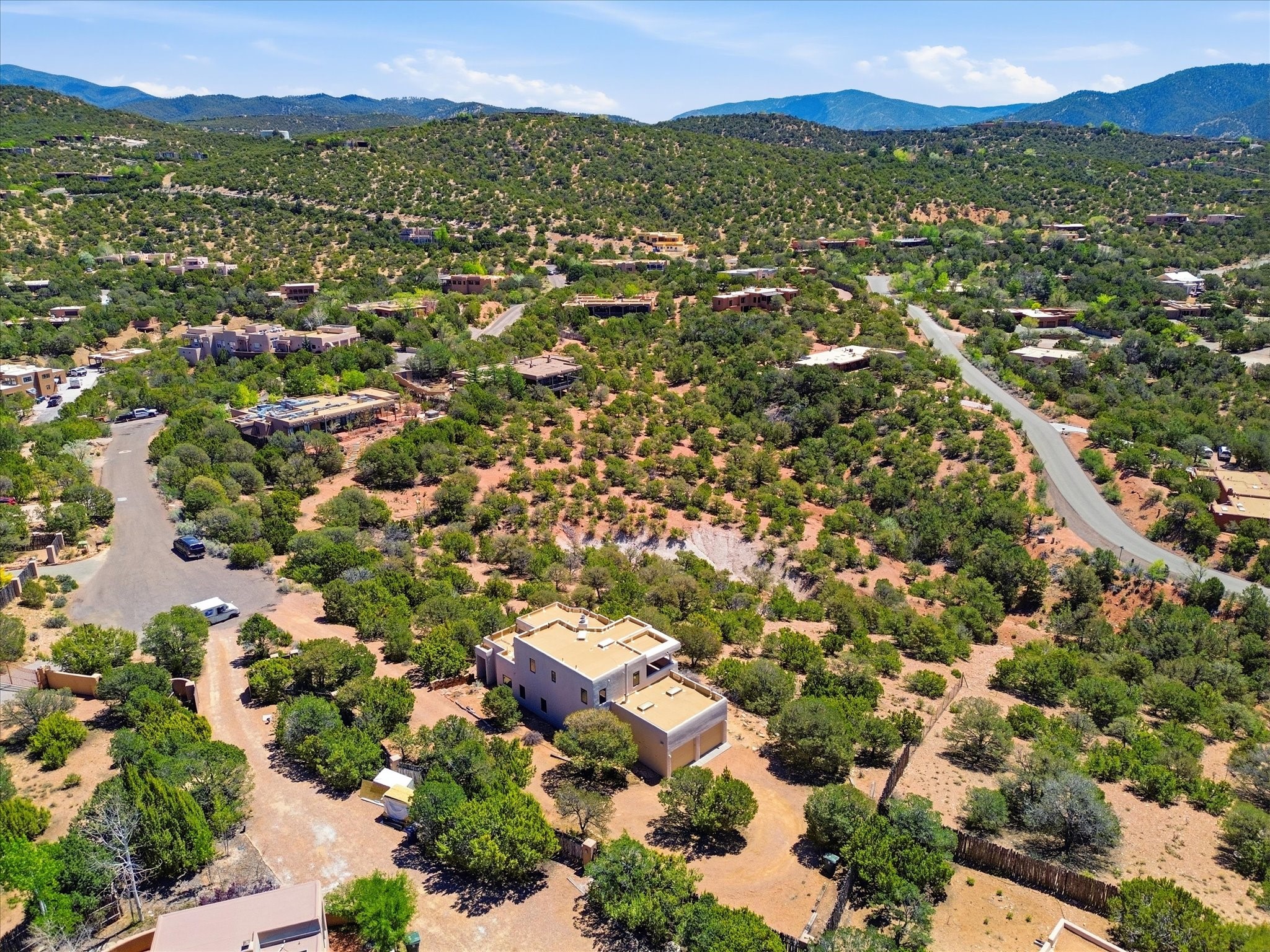 975 Indian Ridge Road Santa Fe, NM 87501 - Photo 63 of 67 Aerial View