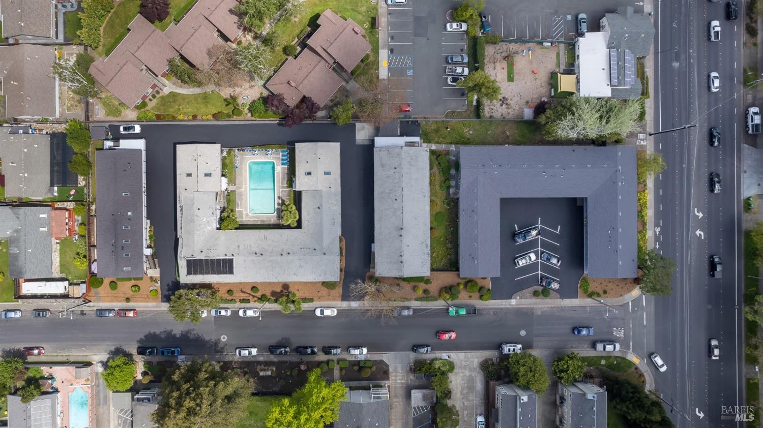 8020 Beverly Drive Rohnert Park, CA 94928 - Photo 14 of 35 an aerial view of a house