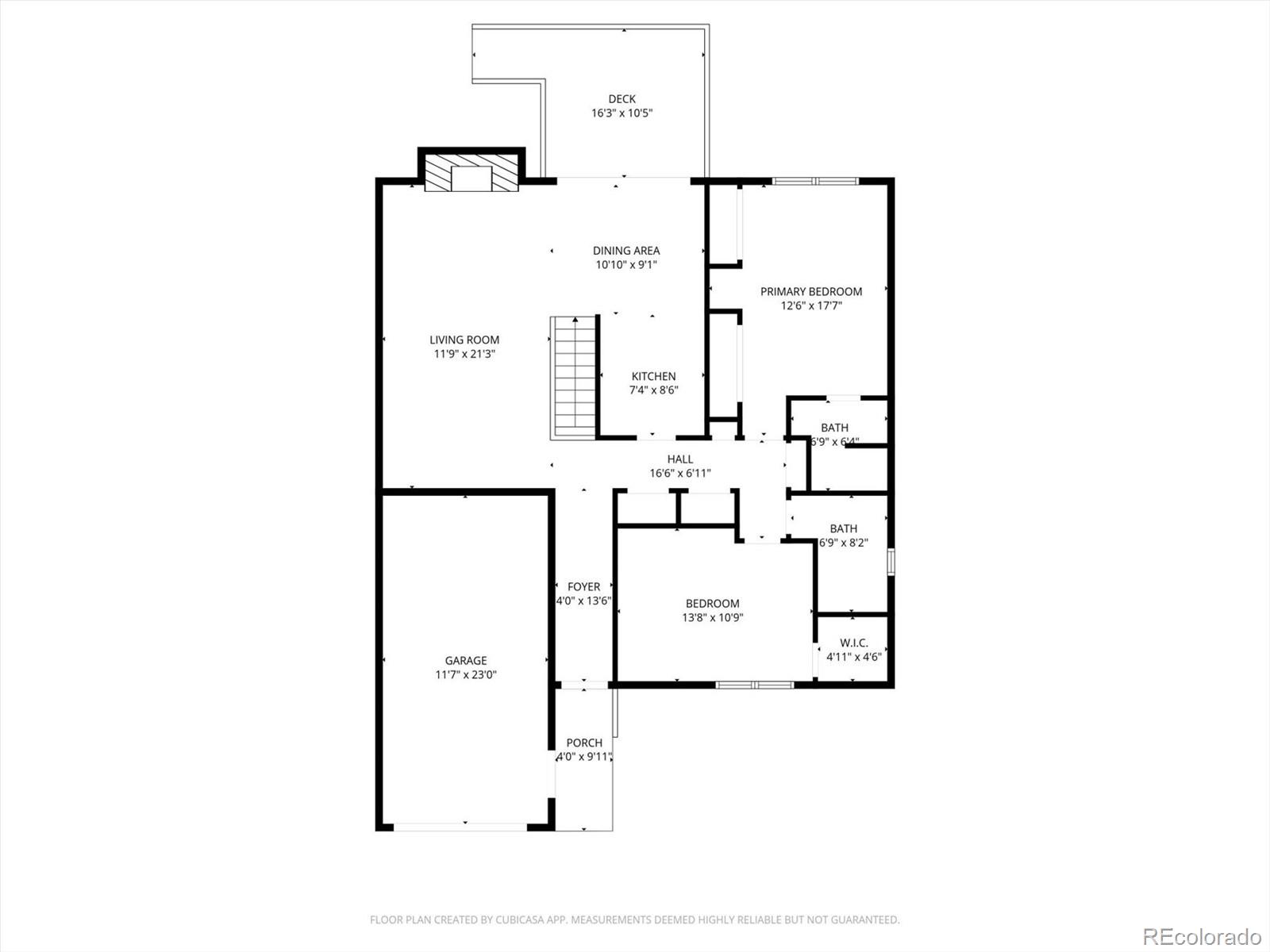 6505 West 34th Avenue Wheat Ridge, CO 80033 - Photo 28 of 28 a picture of a floor plan