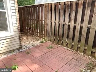 a view of wooden fence
