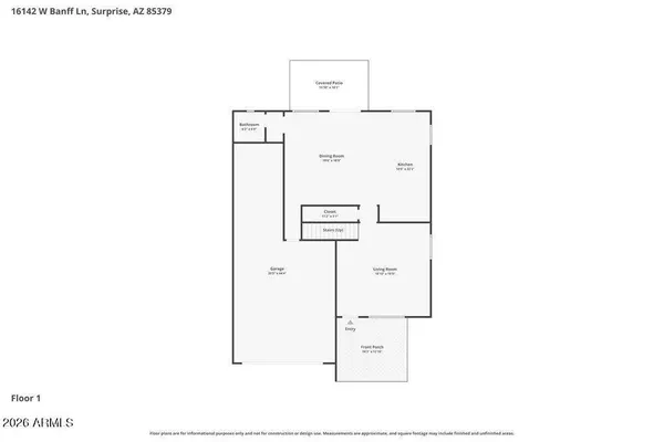 $2,555 | 16142 West Banff Lane, Surprise, AZ 85379