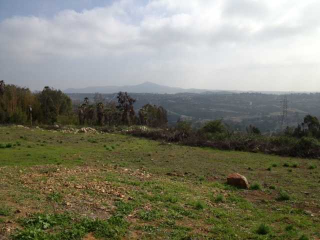 7023 Rancho Santa Fe View Court Rancho Santa Fe, CA 92067 - Photo 4 of 6 Fantastic views from the huge building site to the Crosby and city of San Diego