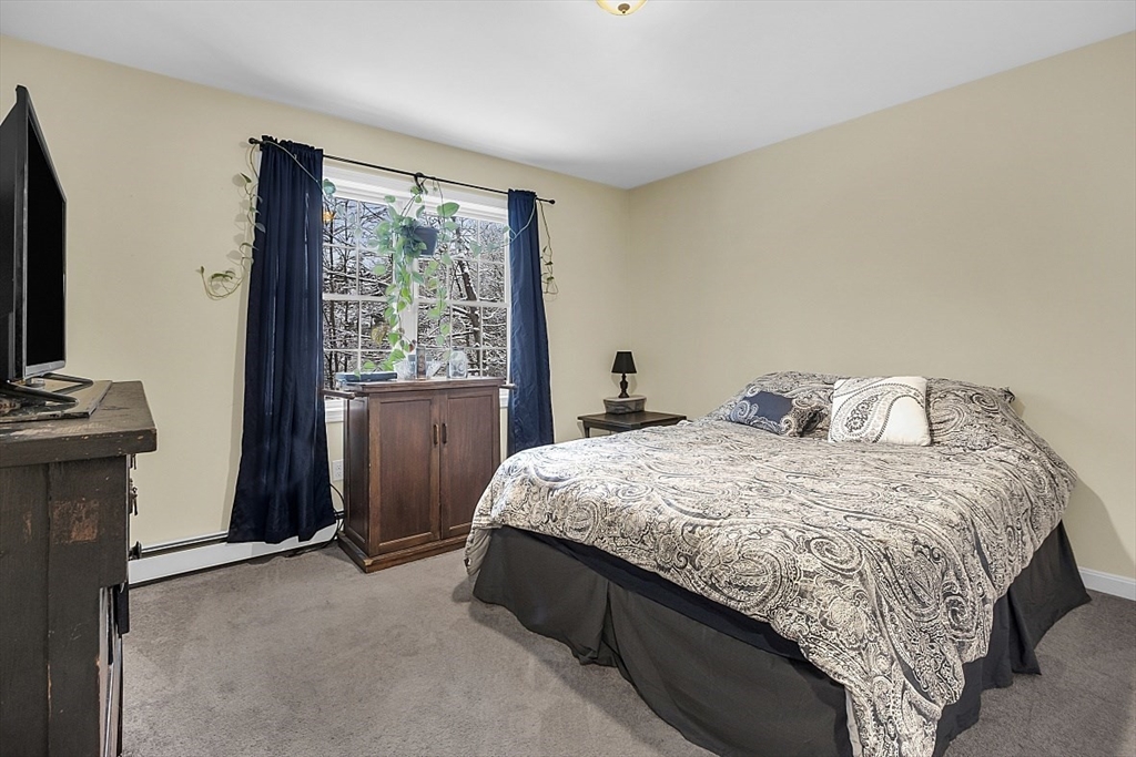 667 Brickyard Road Athol, MA 01331 - Photo 24 of 32 a bedroom with a bed and mirror