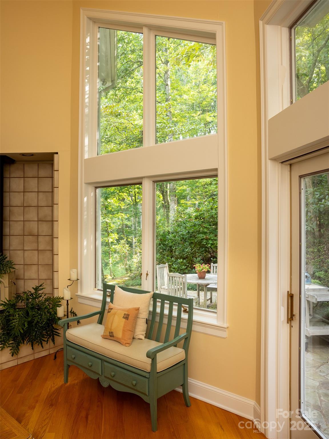 52 Robinhood Road Asheville, NC 28804 - Photo 12 of 19 a living room with furniture and a large window