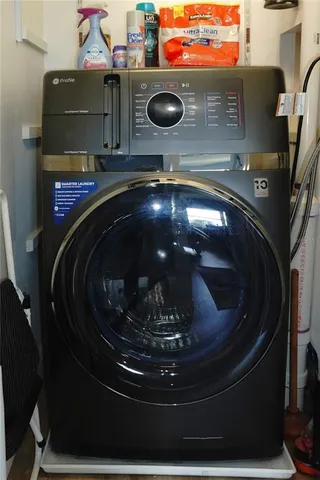a close view of appliances