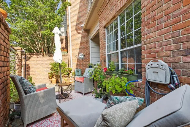 a view of a house with a patio
