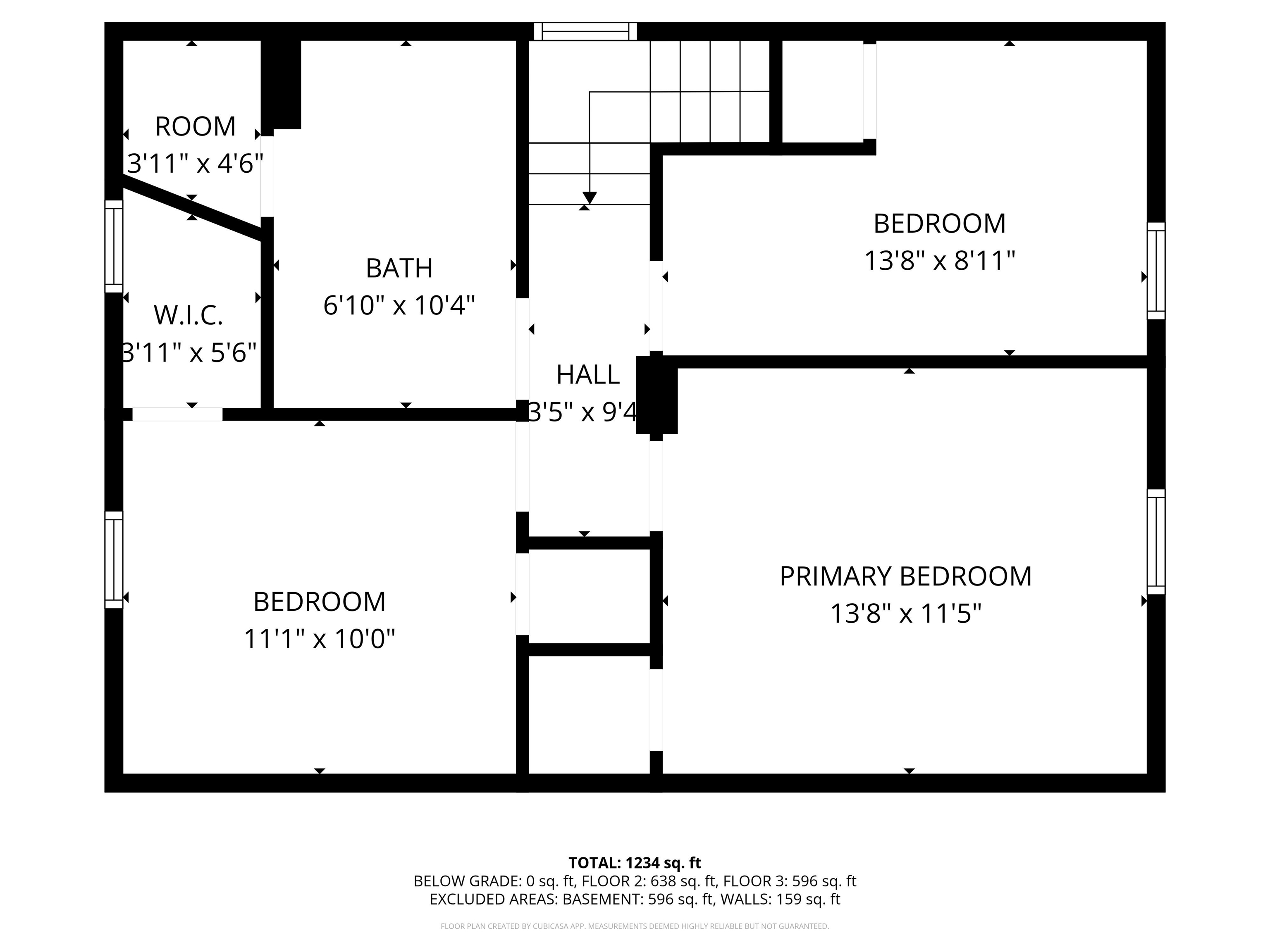 2011 East 6th Street Superior, WI 54880 - Photo 26 of 36 Second Floor Dimensions and Plan