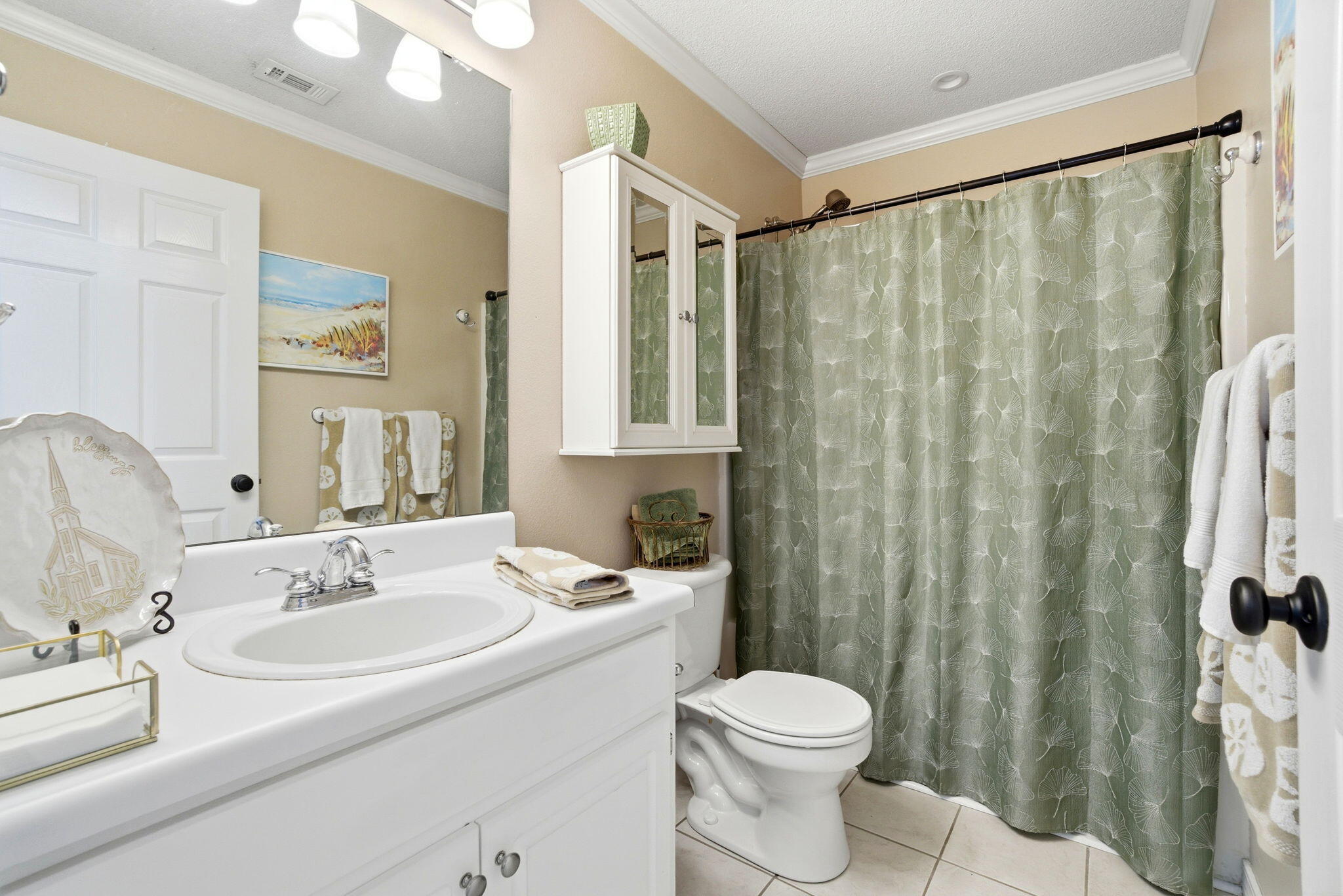 570 Rough Leaf Lane Mary Esther, FL 32569 - Photo 46 of 58 a bathroom with a sink toilet and shower