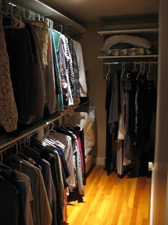 2 Fieldcrest Road Sturbridge, MA 01566 - Photo 31 of 39 a view of walk in closet with clothes and shoes