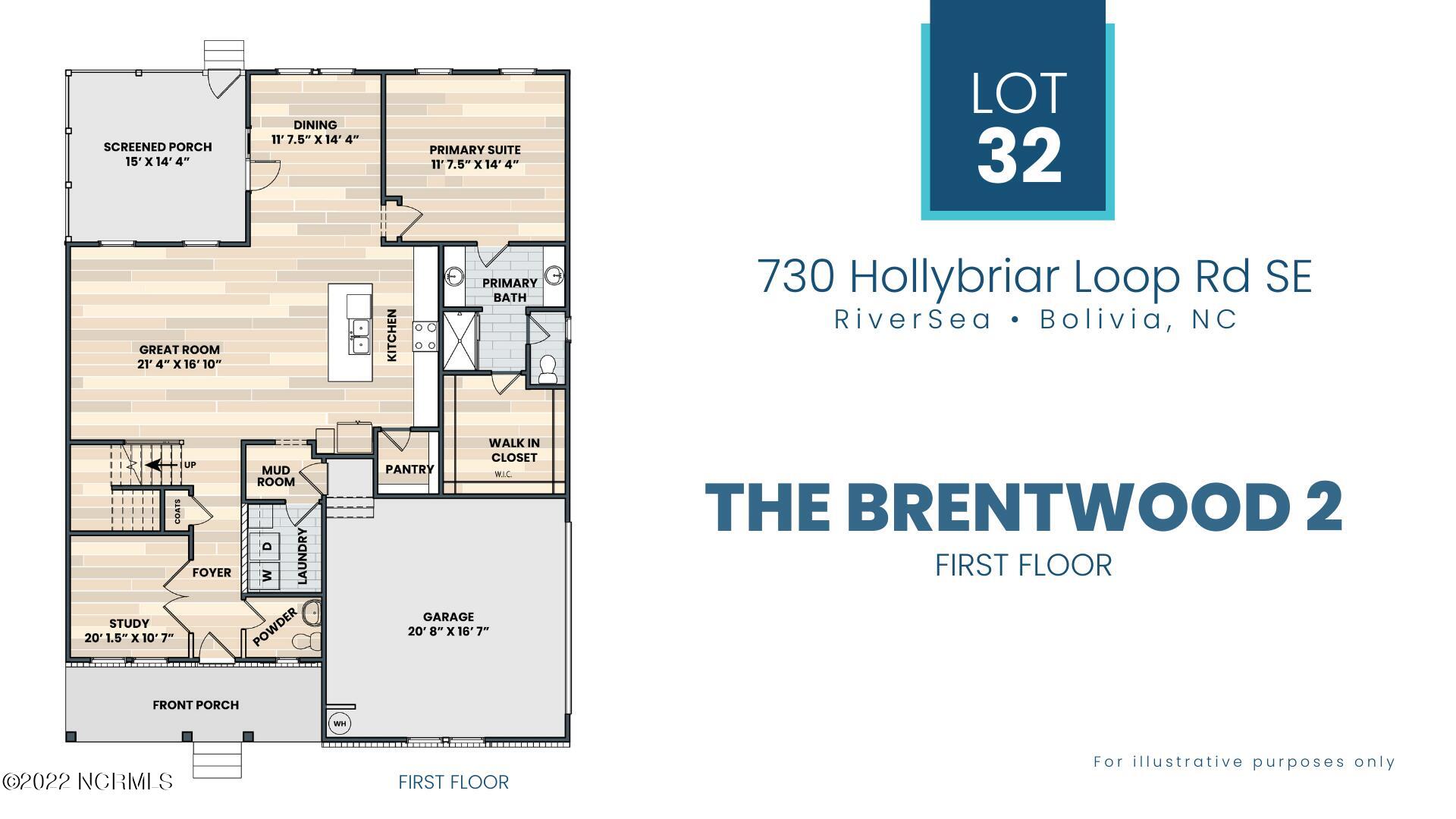 730 Hollybriar Loop Road Southeast Bolivia, NC 28422 - Photo 69 of 70 The 1st Floor Plan