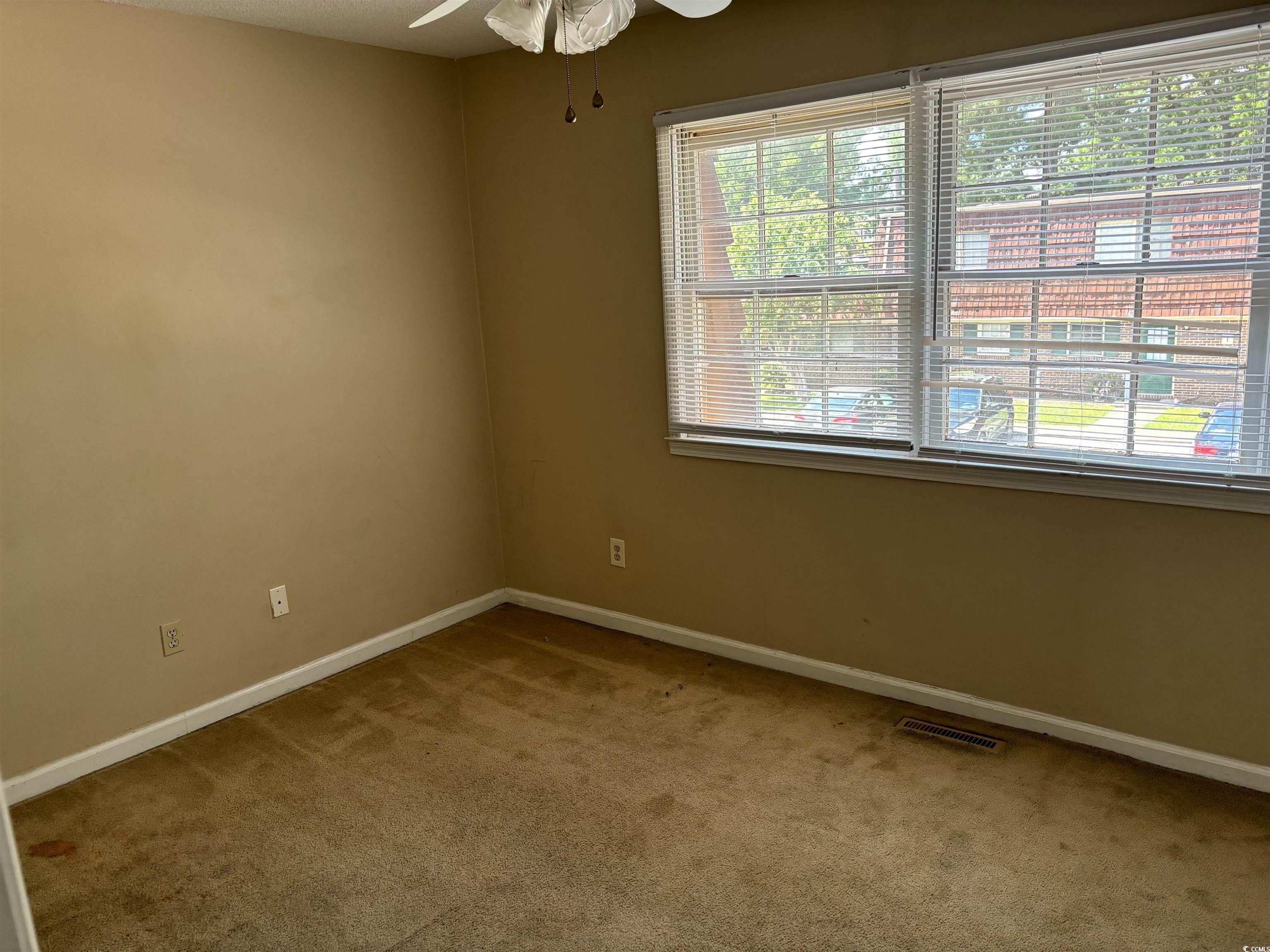 1025 Carolina Road, Unit G3 Conway, SC 29526 - Photo 3 of 11 Carpeted empty room with ceiling fan and a wealth of natural light