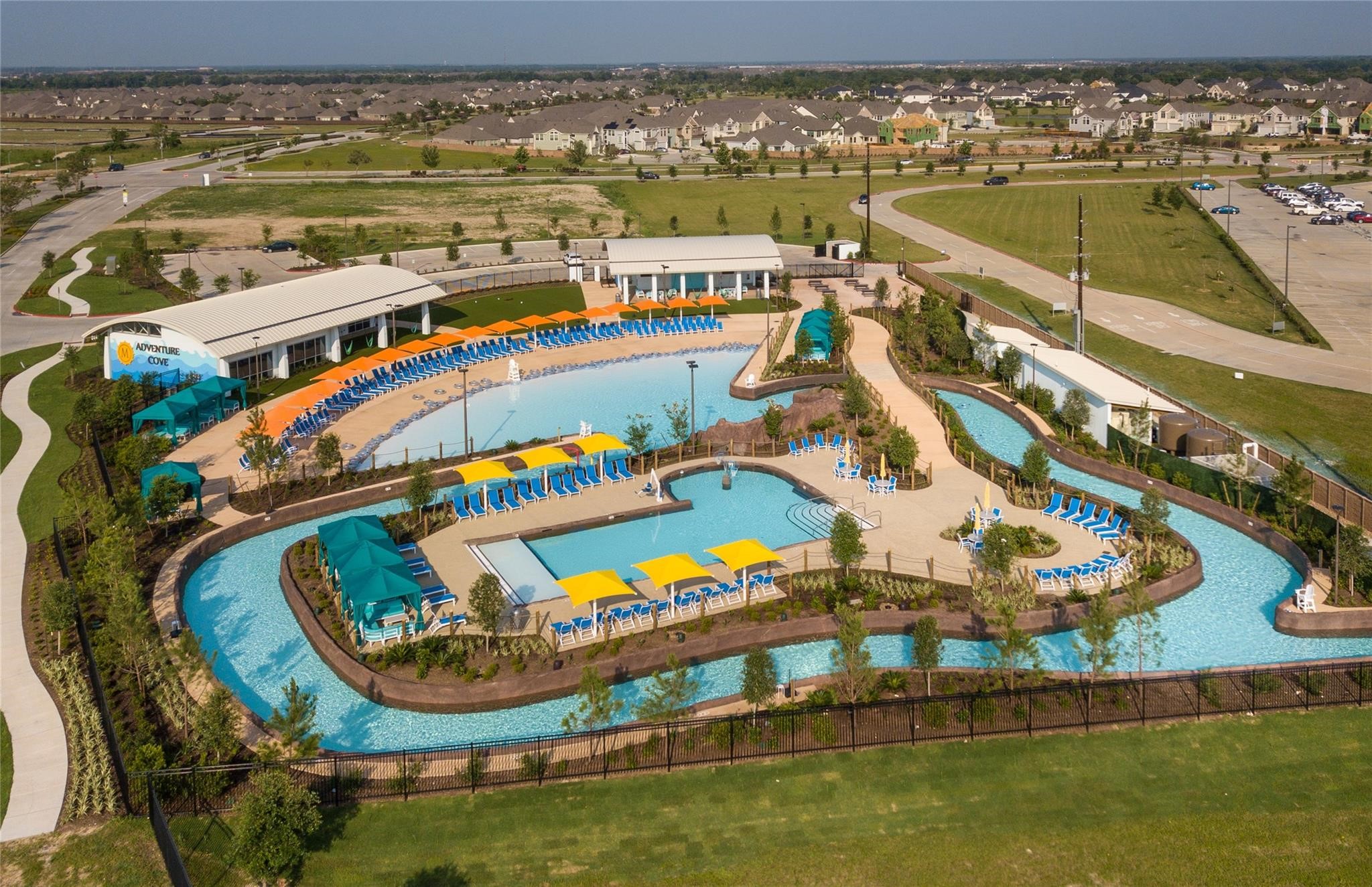 5227 Celestial Court Iowa Colony, TX 77583 - Photo 33 of 43 an aerial view of a swimming pool