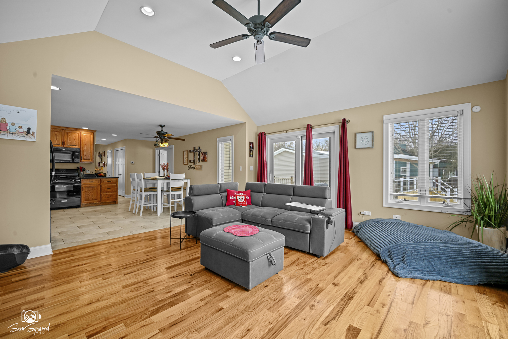32 Largemouth Lane Wilmington, IL 60481 - Photo 21 of 45 a living room with furniture and a wooden floor