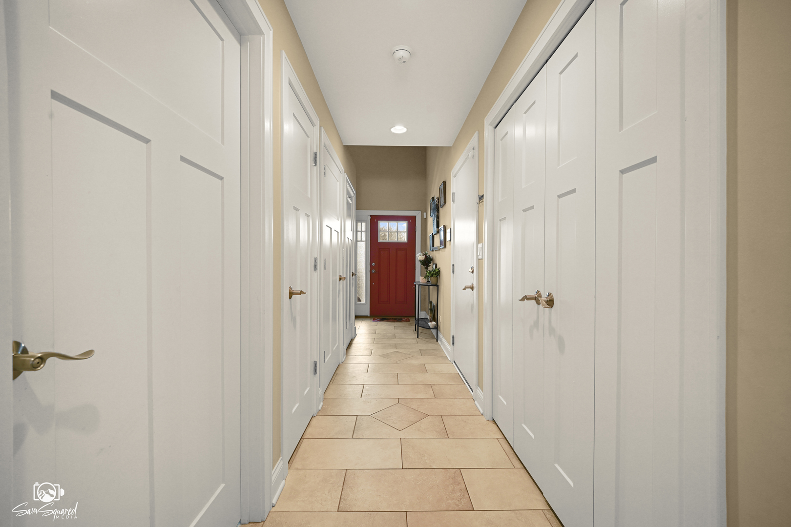 32 Largemouth Lane Wilmington, IL 60481 - Photo 32 of 45 a view of a hallway with wooden floor and staircase