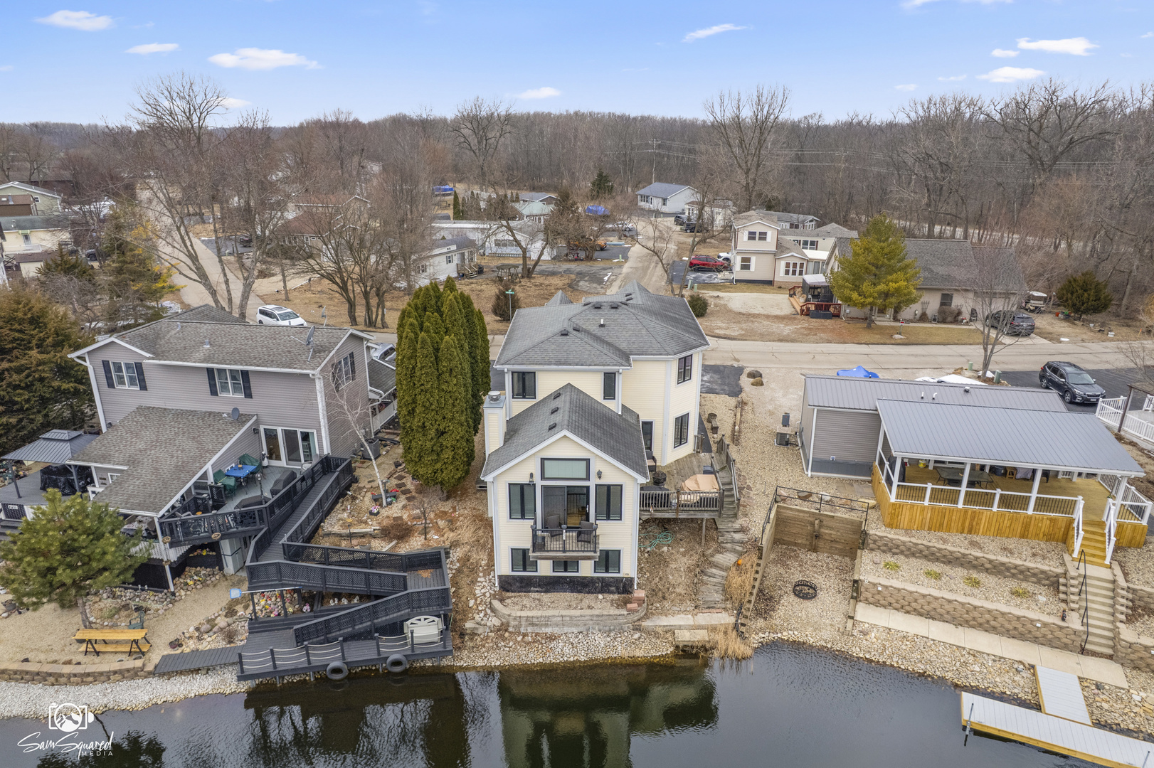 32 Largemouth Lane Wilmington, IL 60481 - Photo 7 of 34 an aerial view of multiple house