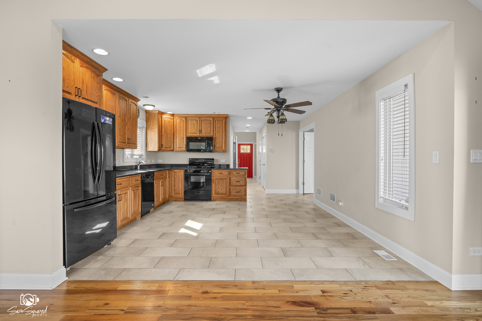 32 Largemouth Lane Wilmington, IL 60481 - Photo 8 of 45 a kitchen with stainless steel appliances granite countertop a refrigerator and a sink