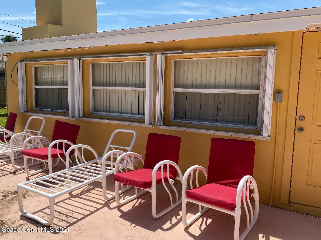 405 Rosedale Drive Satellite Beach, FL 32937 - Photo 4 of 19 pool deck see all accordion shutters