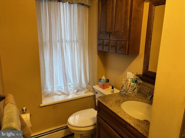 506 Trinity Place Ambler, PA 19002 - Photo 20 of 29 a bathroom with a granite countertop sink and a mirror