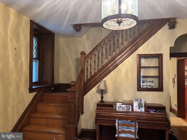 506 Trinity Place Ambler, PA 19002 - Photo 3 of 29 a view of entryway and hall with wooden floor