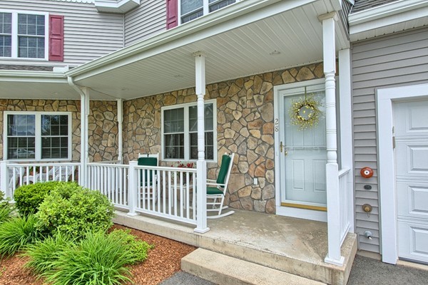 159 Allen Road, Unit 28 Billerica, MA 01821 - Photo 3 of 28 a view of a porch with a bench