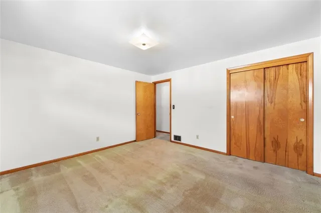 a view of an empty room