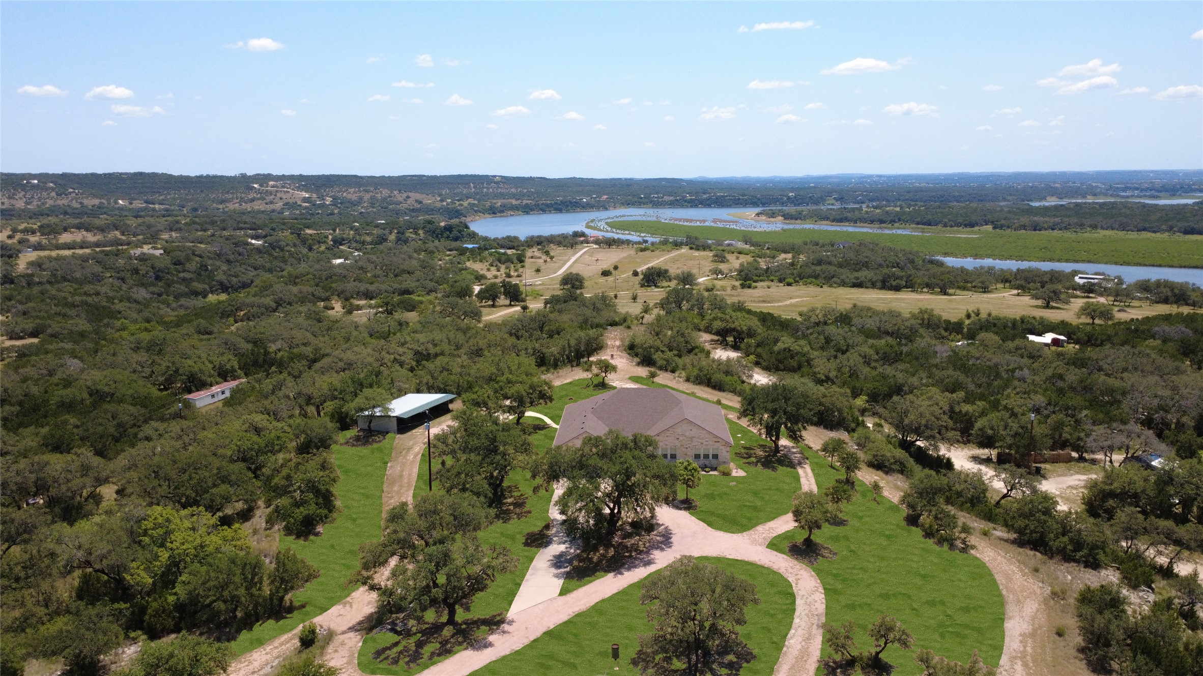 28701 Valley Road Marble Falls, TX 78654 - Photo 34 of 35 a view of city and ocean