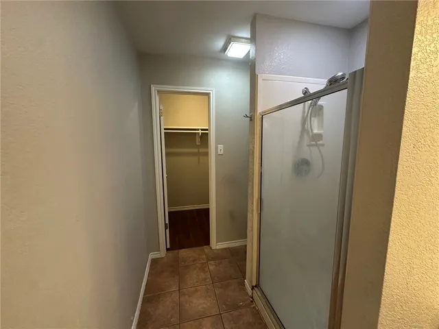 a view of closet area