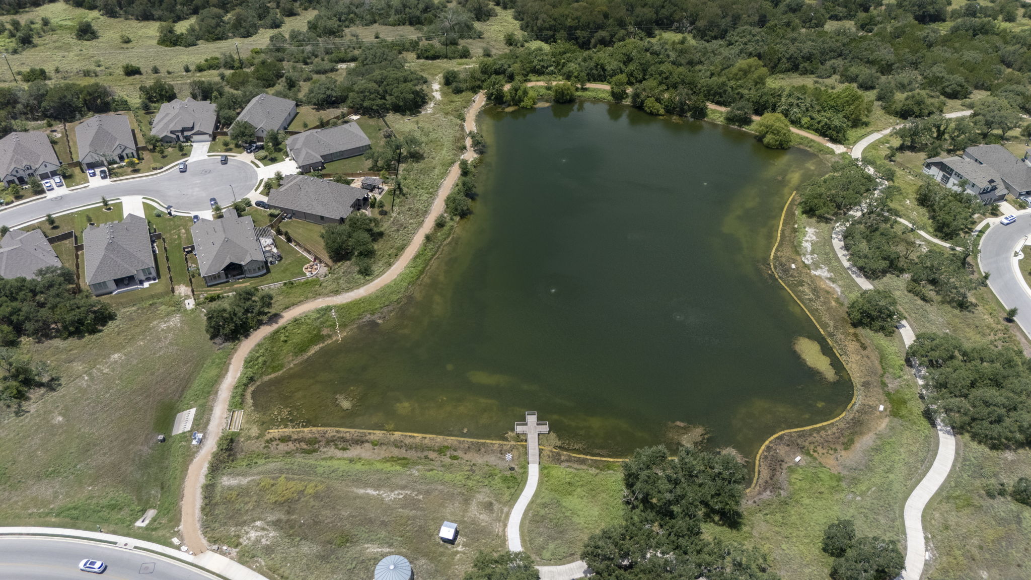 805 Cold Riv Run Kyle, TX 78640 - Photo 39 of 40 Community Pond