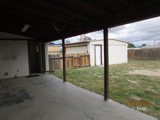 304 North Florence Street Ridgecrest, CA 93555 - Photo 15 of 21 a view of a porch