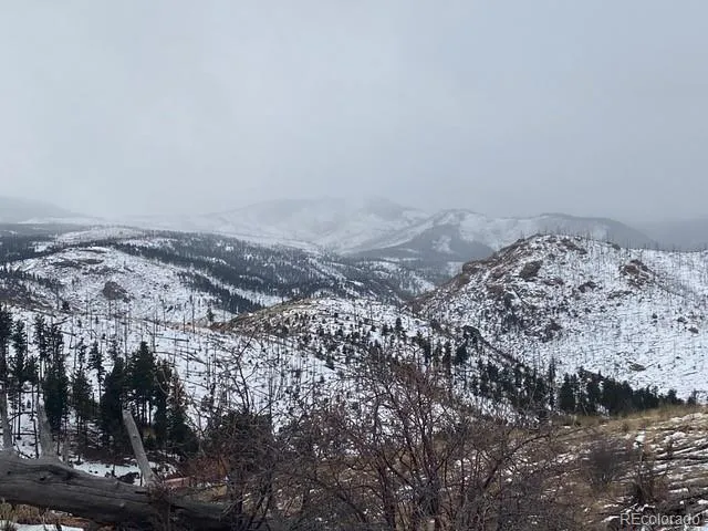 a view of a snow on a road