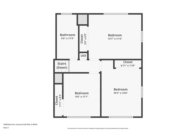 a picture of a bench in a white building