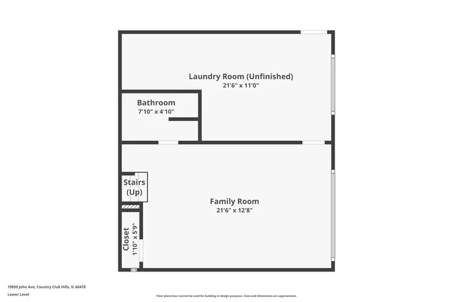 a picture of a room with a small refrigerator