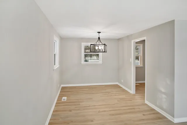 wooden floor in an empty room