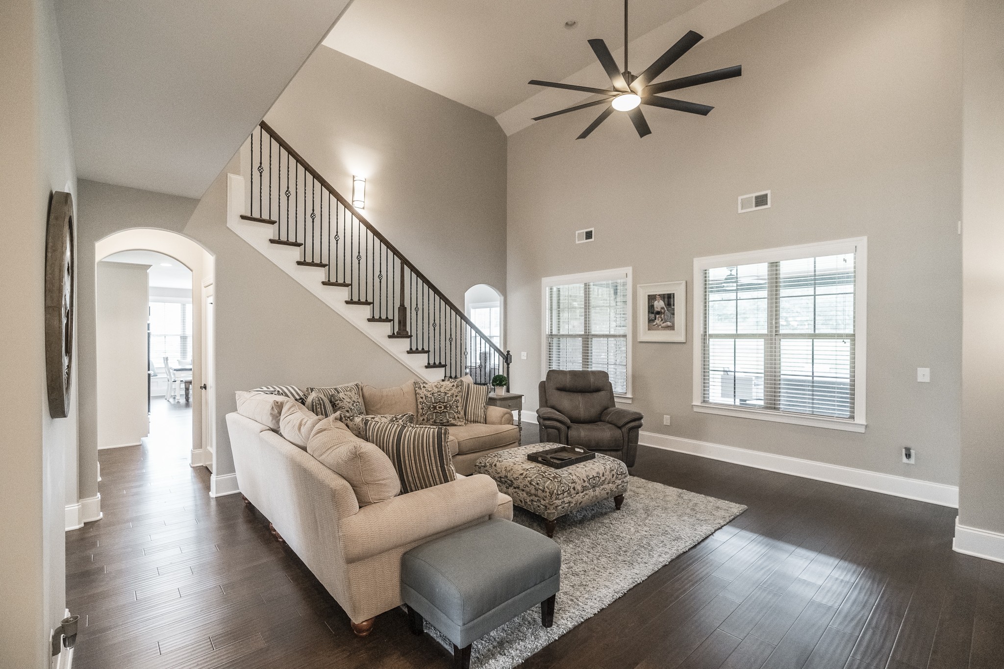 1395 Center Point Road Hendersonville, TN 37075 - Photo 8 of 50 a living room with furniture ceiling fan and a rug