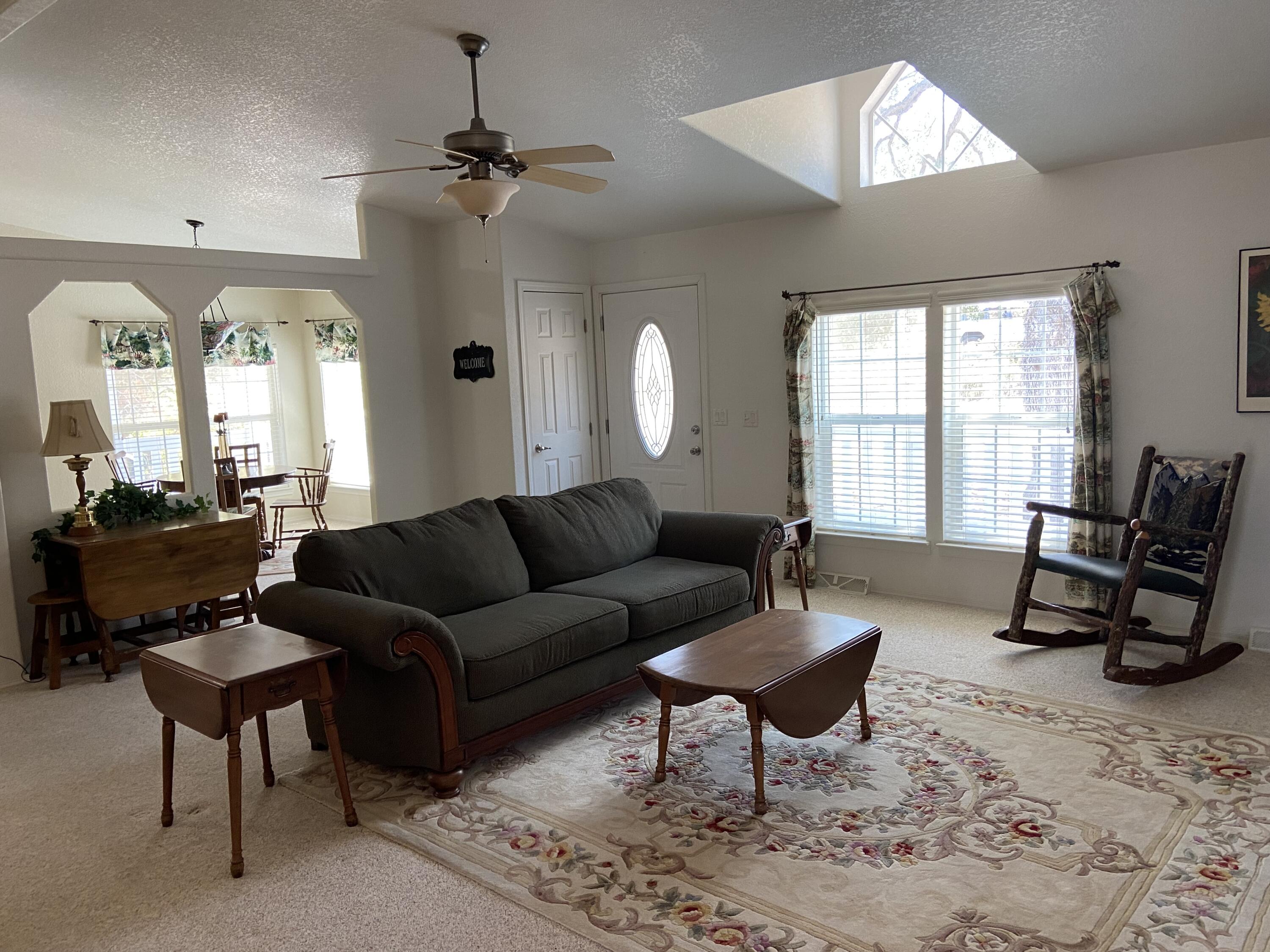 40844 Ferndale Drive Three Rivers, CA 93271 - Photo 7 of 38 Living room and dining room to the left
