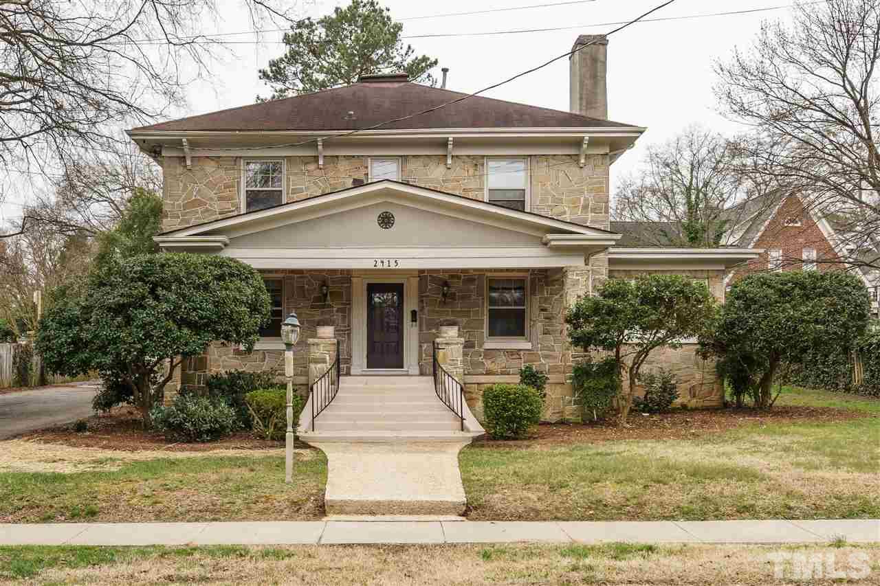 2415 Fairview Road Raleigh, NC 27608 - Photo 1 of 24 front view of a house with a yard