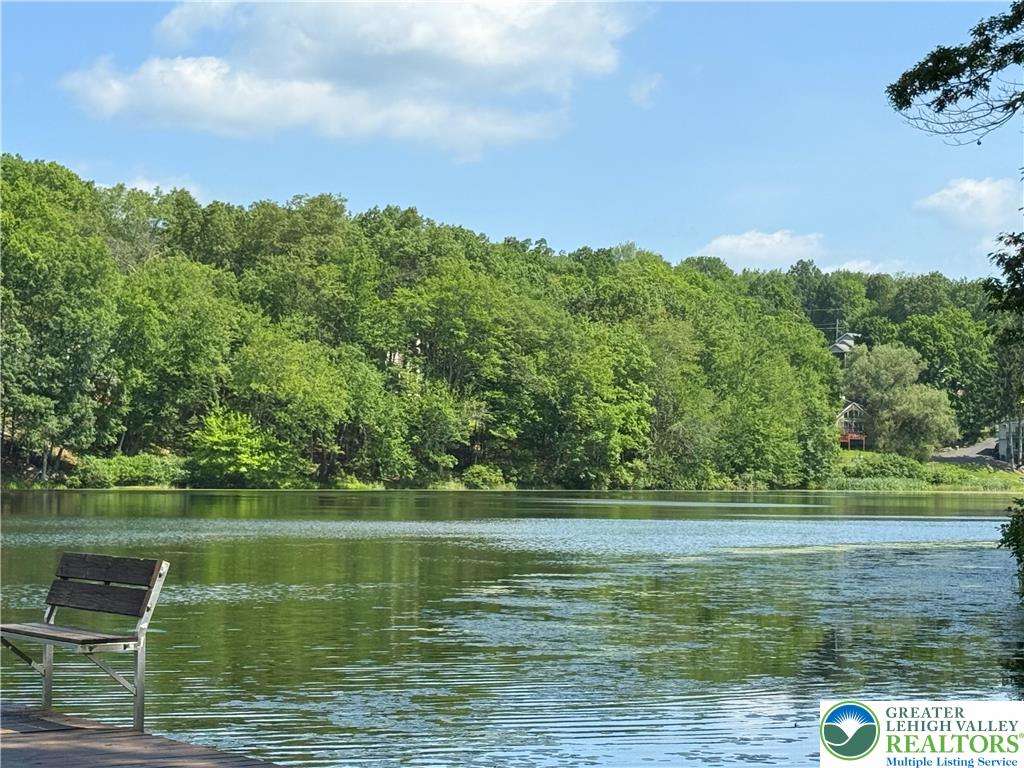 193 Canterbury Road Bushkill, PA 18324 - Photo 24 of 32 a view of a lake with a yard