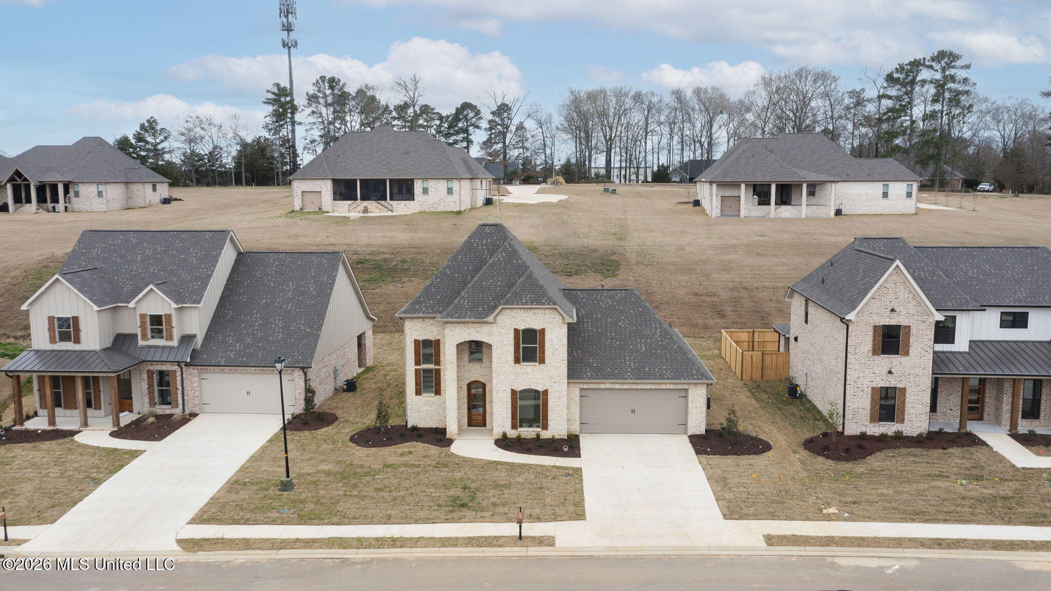 181 Bronson Bend Flowood, MS 39232 - Photo 57 of 60 Aerial – Front Elevation