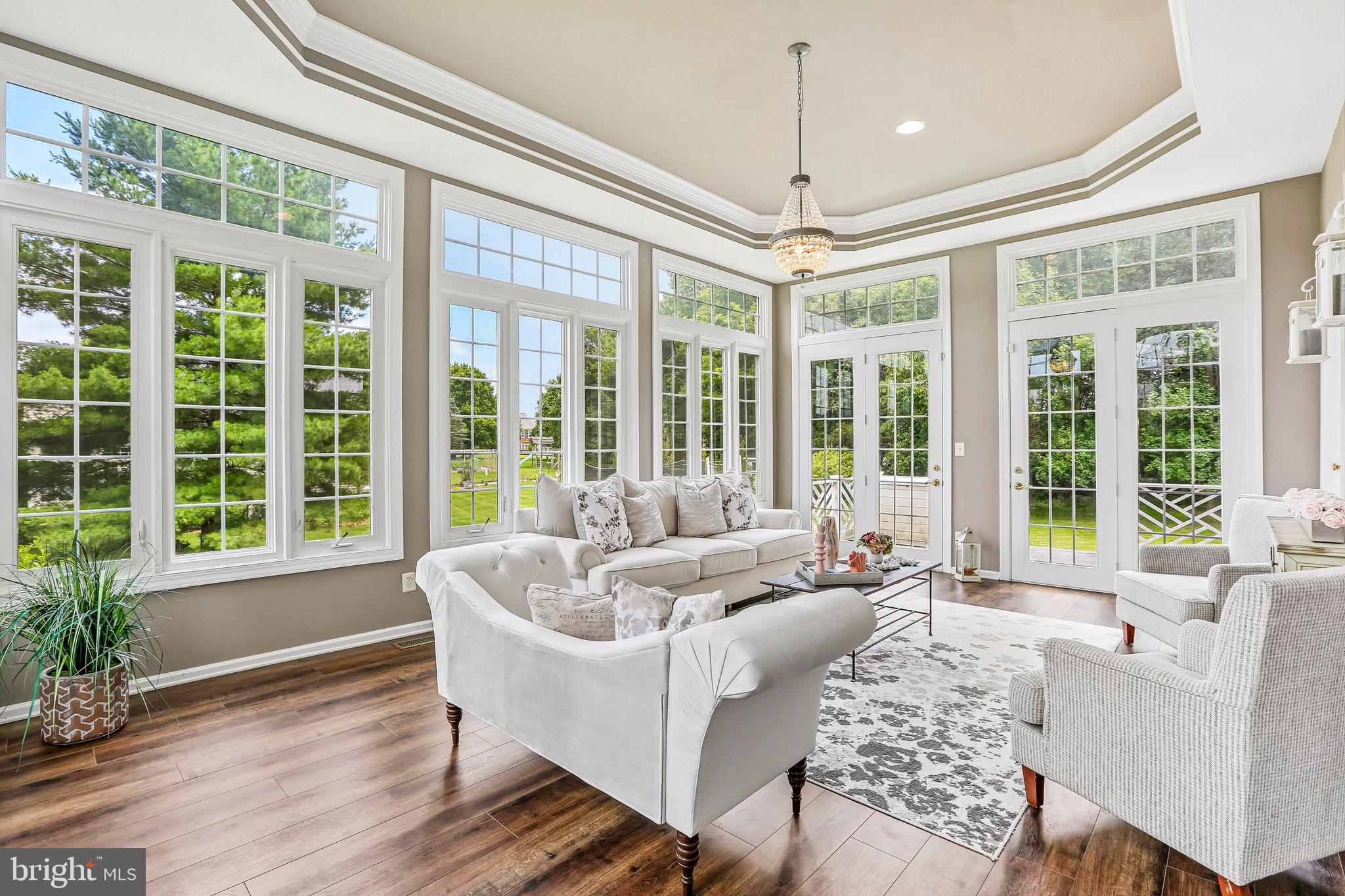 9308 Harrisons Farm Way Gaithersburg, MD 20882 - Photo 11 of 92 Tray ceiling and recessed lighting.
