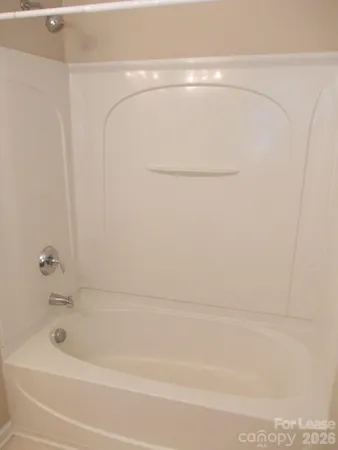 a close up of a bathtub