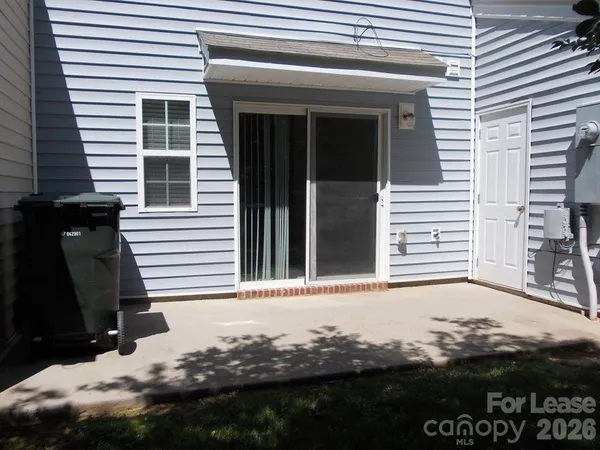 a view of a house with a door