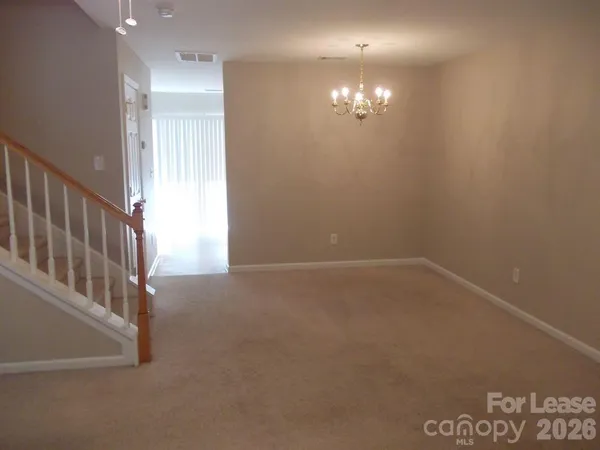 a view of empty room