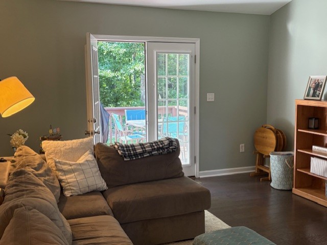 198 Exeter Court Anderson, SC 29621 - Photo 10 of 27 Through the French Doors in the Living Room to the deck and rear yard!