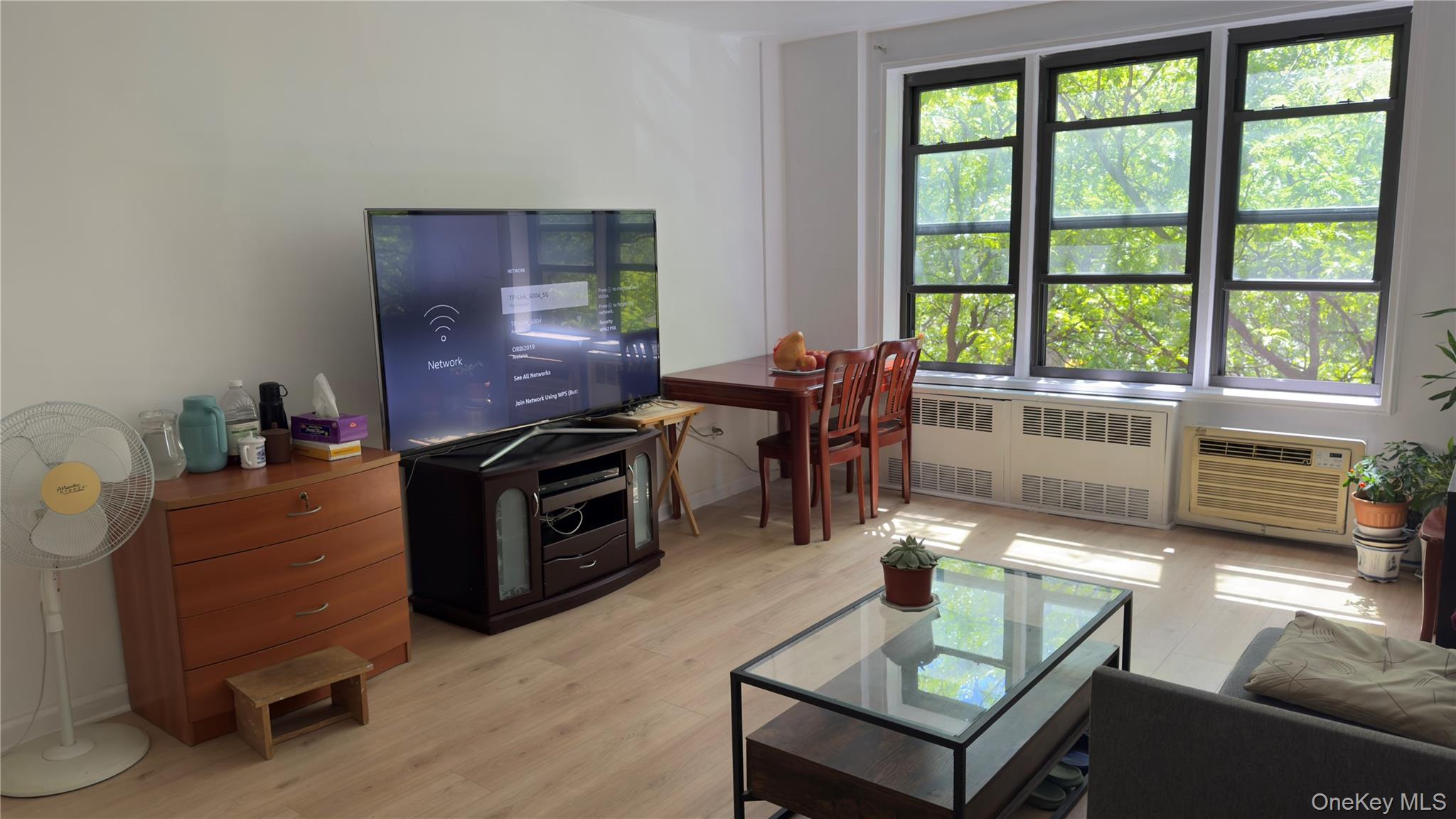 58-03 Calloway Street, Unit 4H Queens, NY 11368 - Photo 3 of 10 a living room with furniture and a window