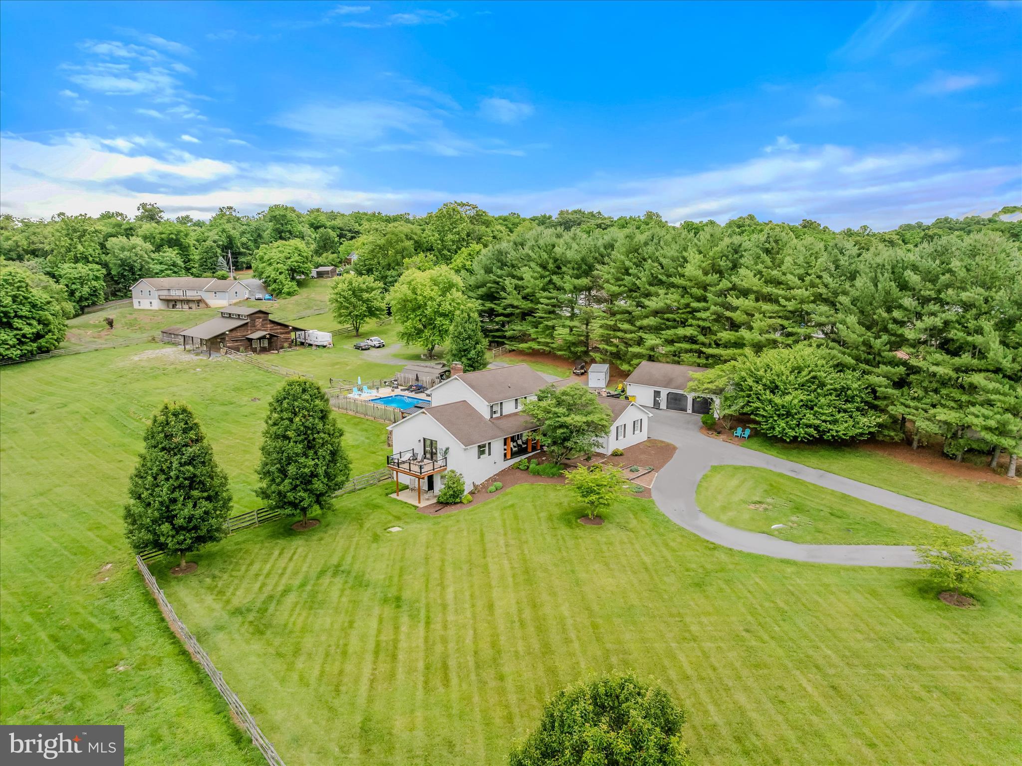 105 Grade Road Falling Waters, WV 25419 - Photo 78 of 96 Aerial Front