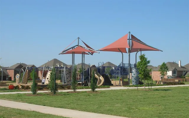 a view of a volley ball court