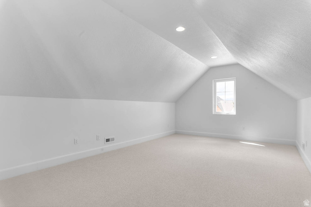 11711 South Halls Crk Road Draper, UT 84020 - Photo 24 of 31 Additional living space featuring carpet and a textured ceiling