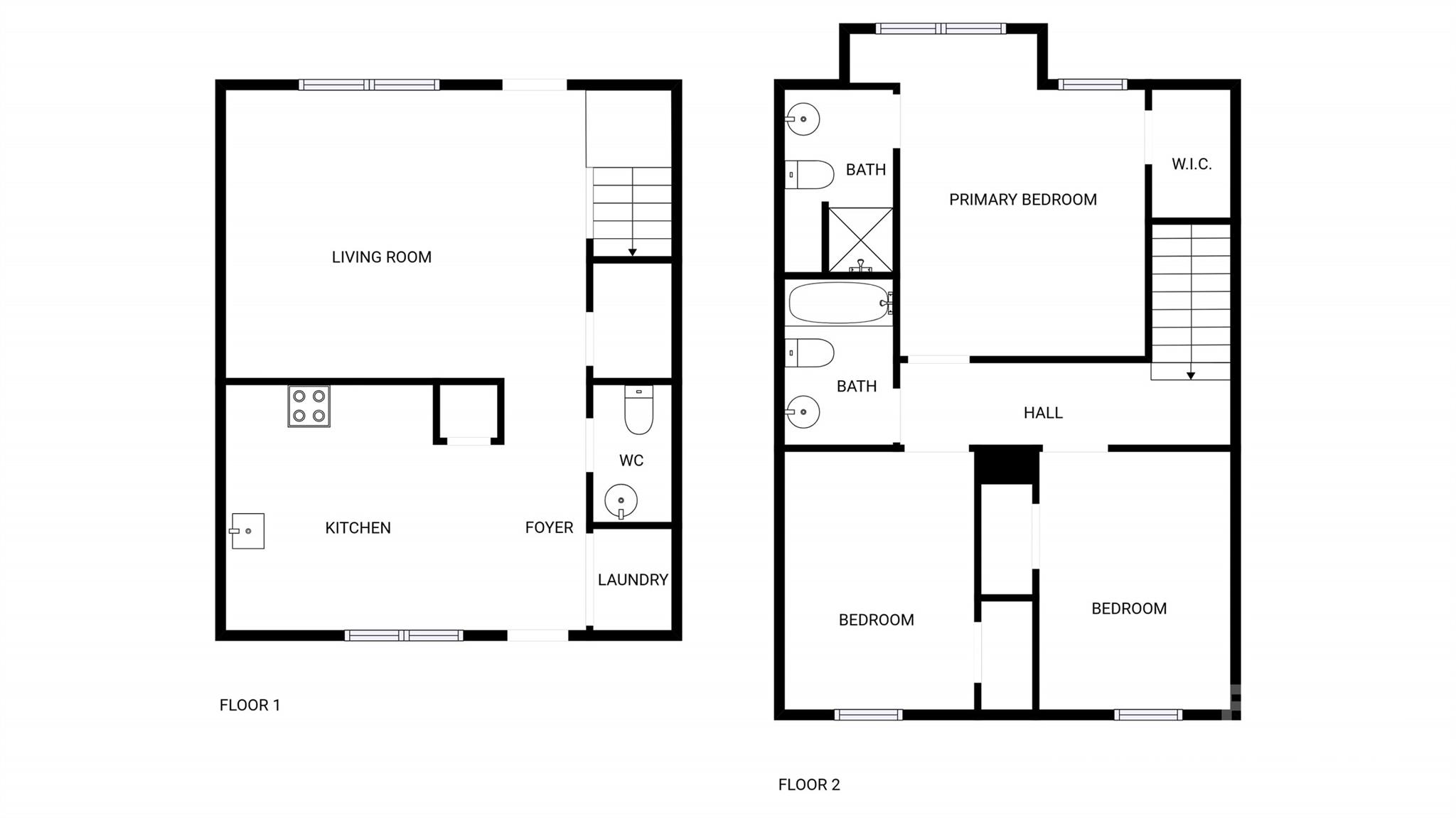 2118 Augusta Street Charlotte, NC 28216 - Photo 19 of 19 a picture of a floor plan