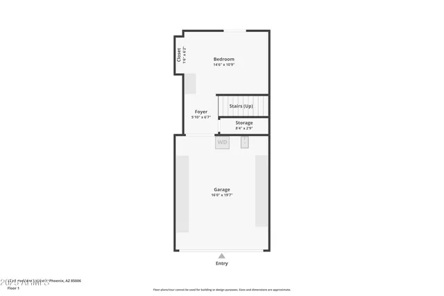 $2,550 | 727 East Portland Street, Unit 3, Phoenix, AZ 85006
